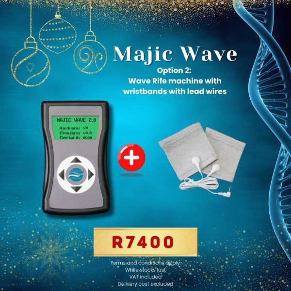 Majic Wave Rife Machine with Wristband with Lead Wires – Art of Health